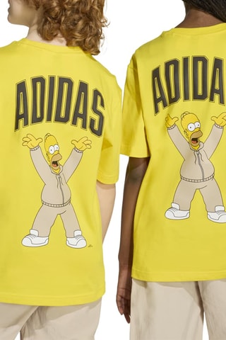 T-shirt loose d’entraînement Homer Simpson Les Simpson - Jaune