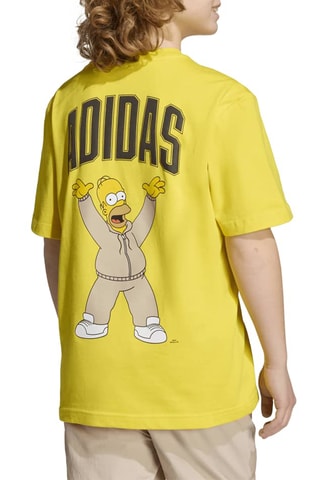 T-shirt loose d’entraînement Homer Simpson Les Simpson - Jaune