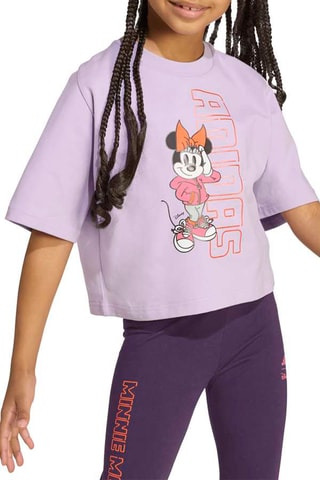 T-shirt loose d’entraînement Minnie Disney - Mauve