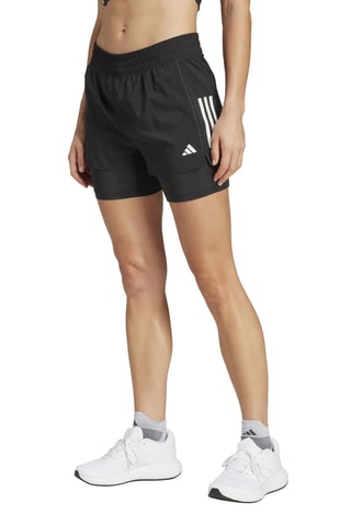 Short de running regular taille haute Own The Run Base - Noir
