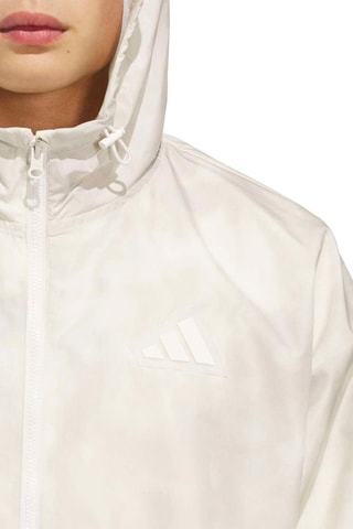 Coupe-vent à capuche - Blanc