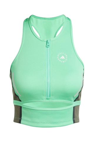 Crop top de sport Stella McCartney True life - Vert d’eau