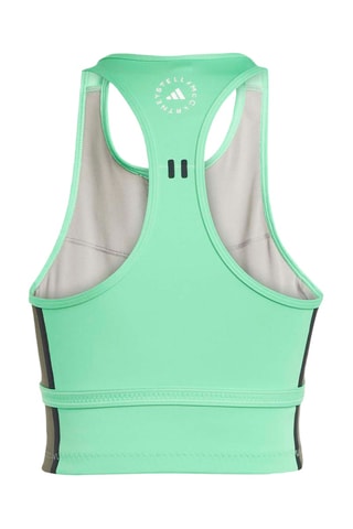 Crop top de sport Stella McCartney True life - Vert d’eau