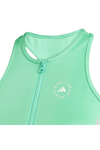 Crop top de sport Stella McCartney True life - Vert d’eau