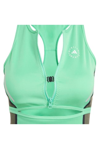 Crop top de sport Stella McCartney True life - Vert d’eau