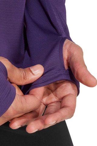 T-shirt slim de running Adizero Train For Races - Violet