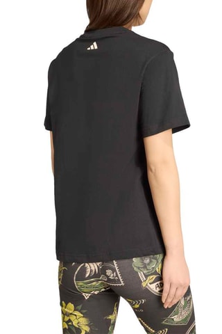 T-shirt loose d’entraînement Brand Collaboration - Noir