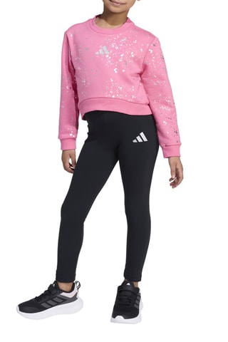 Sweat et legging taille haute Seasonals - Rose et noir