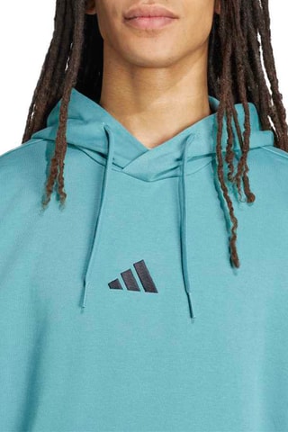 Sweat polaire d’entrainement à capuche Essentials - Turquoise