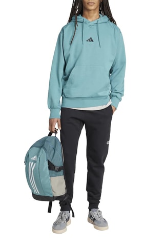 Sweat polaire d’entrainement à capuche Essentials - Turquoise