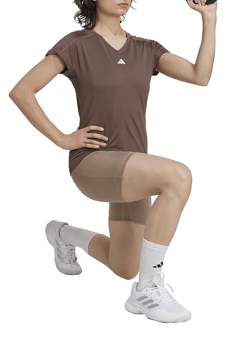 T-shirt d’entrainement slim Workout Essentials - Marron