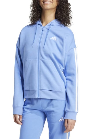 Sweat polaire d’entraînement à capuche Essentials - Bleu clair