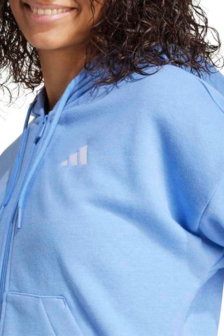 Sweat polaire d’entraînement à capuche Essentials - Bleu clair