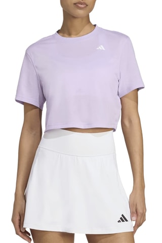 T-shirt d’entrainement cropped Workout Essentials - Mauve
