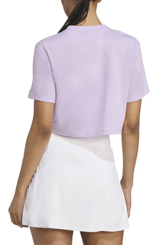 T-shirt d’entrainement cropped Workout Essentials - Mauve