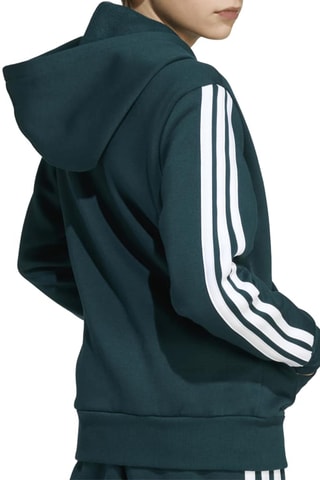 Sweat polaire d’entraînement à capuche Essentials - Vert foncé