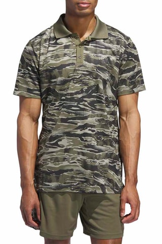 Polo d’entraînement regular Essentials - Vert olive
