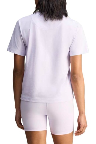 T-shirt d’entraînement regular en coton biologique Stella McCartney - Violet