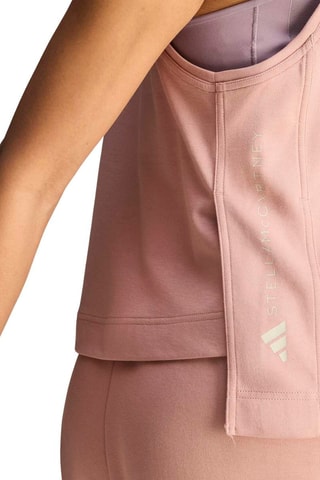 T-shirt d’entraînement regular en coton biologique Stella McCartney - Rose