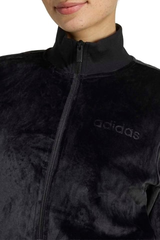 Survêtement en velours taille haute Glam - Noir