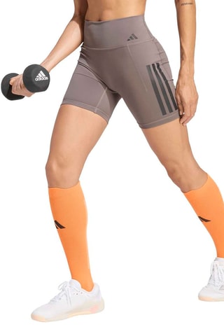 Panty d’entraînement taille haute Strength - Marron