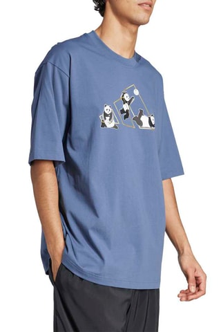 T-shirt loose d’entraînement Table - Bleu marine