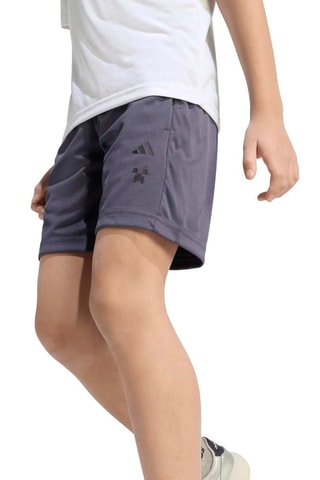 T-shirt et short d’entraînement Minecraft - Blanc et gris