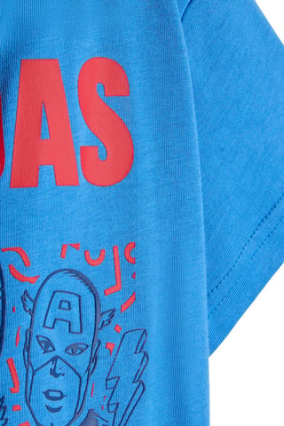T-shirt et short Avengers Marvel - Bleu cobalt