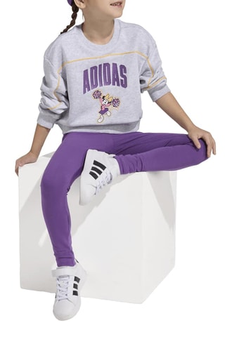 Sweat et legging d’entraînement Minnie Disney - Gris chiné et violet