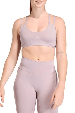 Brassière d’entraînement push-up Strength - Mauve
