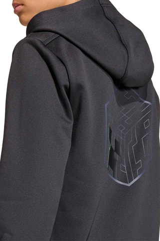 Sweat polaire d’entraînement à capuche Minecraft - Noir
