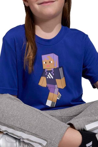 T-shirt d’entraînement Minecraft - Bleu foncé