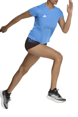 T-shirt de running slim Adizero Essentials - Bleu clair