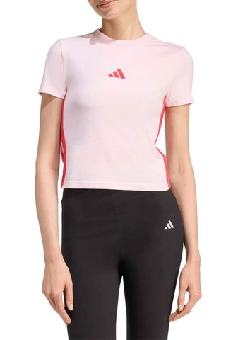 T-shirt slim Essentials - Rose