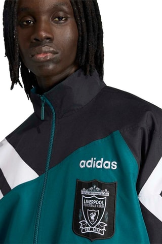 Veste de survêtement de football Liverpool FC - Vert et noir