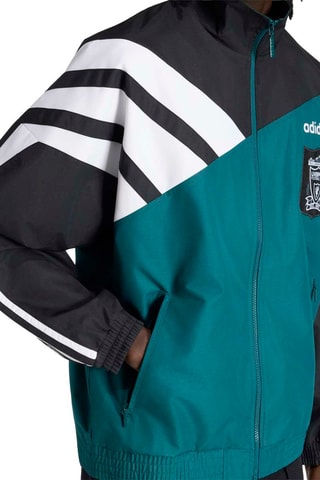 Veste de survêtement de football Liverpool FC - Vert et noir