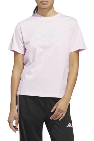 T-shirt regular Tie-Ins - Rose