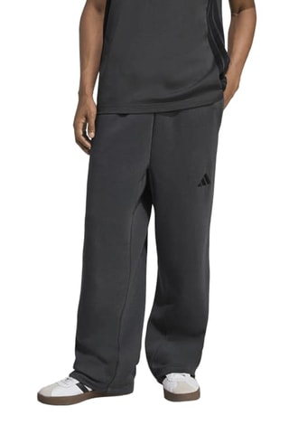 Pantalon wide legs polaire Essentials - Gris foncé