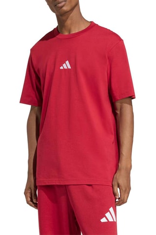 T-shirt regular Essentials - Rouge