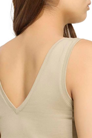 Crop top d’entraînement Essentials - Beige