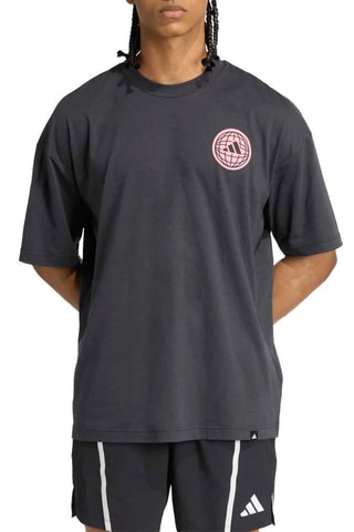 T-shirt d’entraînement oversize Graphics - Anthracite