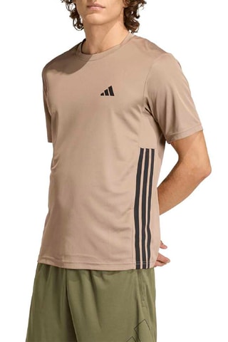 T-shirt d’entraînement regular Workout Essentials - Marron clair
