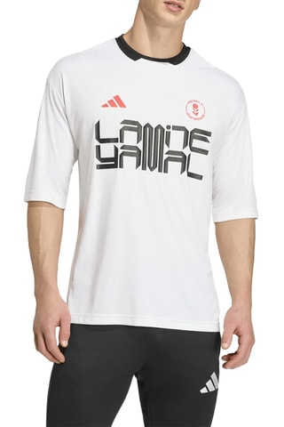 T-shirt de football loose Lamine Yamal - Blanc