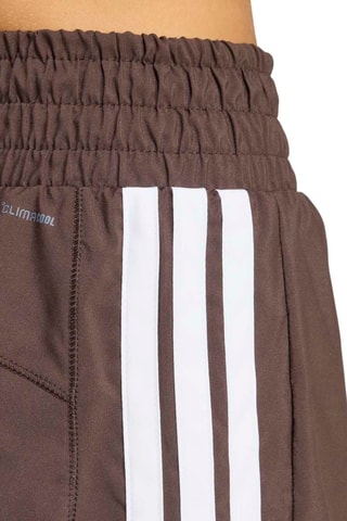 Short d’entraînement regular taille haute Intensity - Marron foncé et blanc