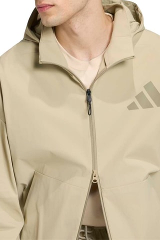 Coupe-vent à capuche ZNE - Beige