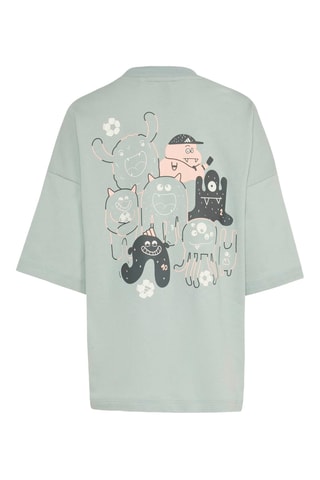 T-shirt et bermuda Seasonals - Vert d’eau et blanc