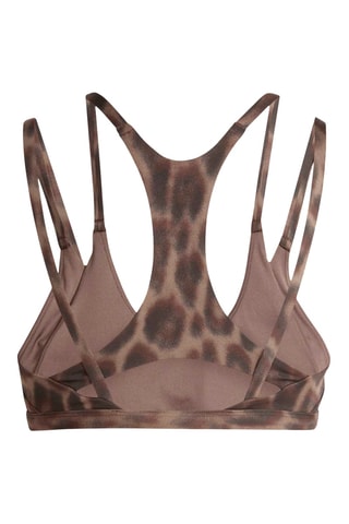 Brassière d’entrainement push-up Strength - Marron