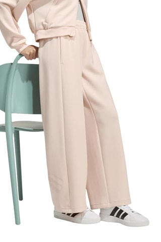 Pantalon wide legs taille haute Future Icons - Rose