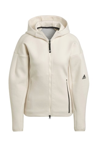 Veste à capuche W Z.N.E FZ Écru