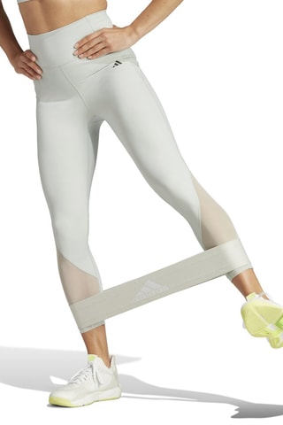 Legging d'entraînement 7/8 taille haute High Intensity - Ivoire